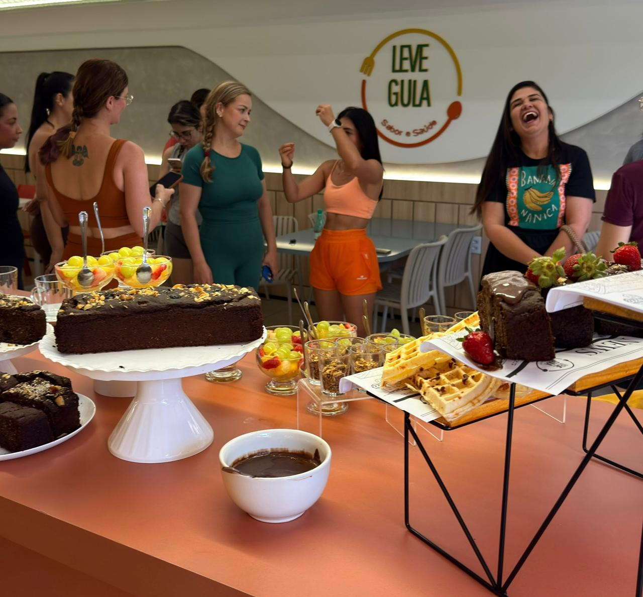 Café da manhã com as participantes no encerramento CDF